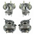 thumbnail image 3 of TRQ 4pc Front & Rear Wheel Bearing Hub Assembly Set for Chevy Cobalt HHR BHA31359 Fits select: 2005-2007,2009 CHEVROLET COBALT, 3 of 5