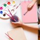 thumbnail image 2 of DIY Hand Painted Book Making Materials 3Sets for Children Creative Craft Kit, 2 of 4