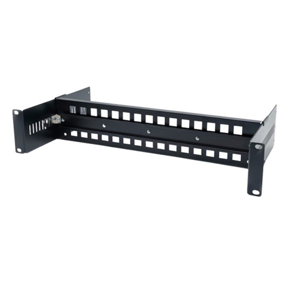 Mobutofu 19 Inch Rack Mount Bracket for Media Converters with Depth Flexible Design