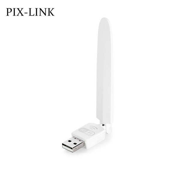 Adaptador WiFi USB, adaptador de red inalámbrica PIX-LINK 150M para PC, Dongle WiFi compatible con Windows, Mac OS, Linux