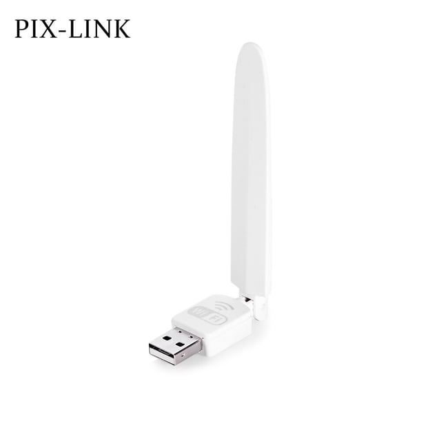 Adaptador WiFi USB, adaptador de red inalámbrica PIX-LINK 150M para PC, Dongle WiFi compatible con Windows, Mac OS, Linux