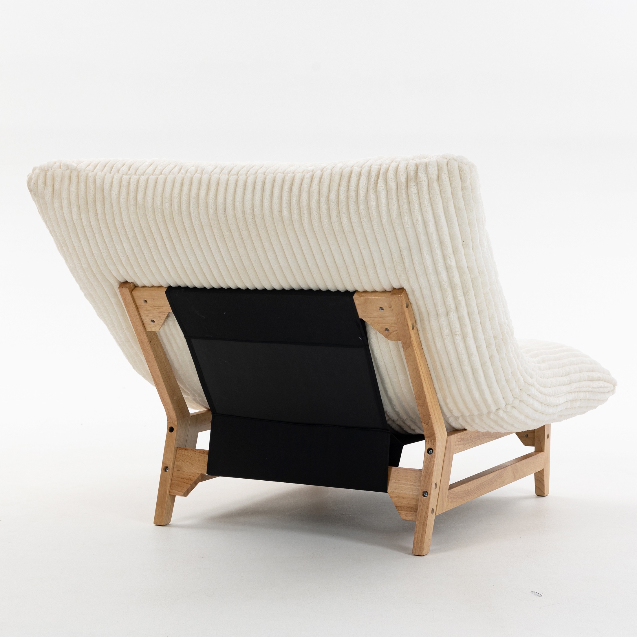PORKISS Bean Bag Chair for Adults, Comfy Sofa Bean Bag Couch Lounge Soft Corduroy Material Furniture Gift High-Quality Lazy Sofa, Casual Single Sofa, Off White