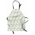 thumbnail image 1 of Animal Apron, Domestic Farm Animals Horse Pig Cow Sheep and Hen Agriculture Cartoon Doodle Design, Unisex Kitchen Bib with Adjustable Neck for Cooking Gardening, Adult Size, Multicolor, by Ambesonne, 1 of 4