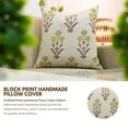 thumbnail image 2 of Fabdivine Floral Duck Canvas Indoor Square Decorative Throw Pillow Cushion for Couch,sofa, Patio ,20"X20",Yellow, 2 of 4