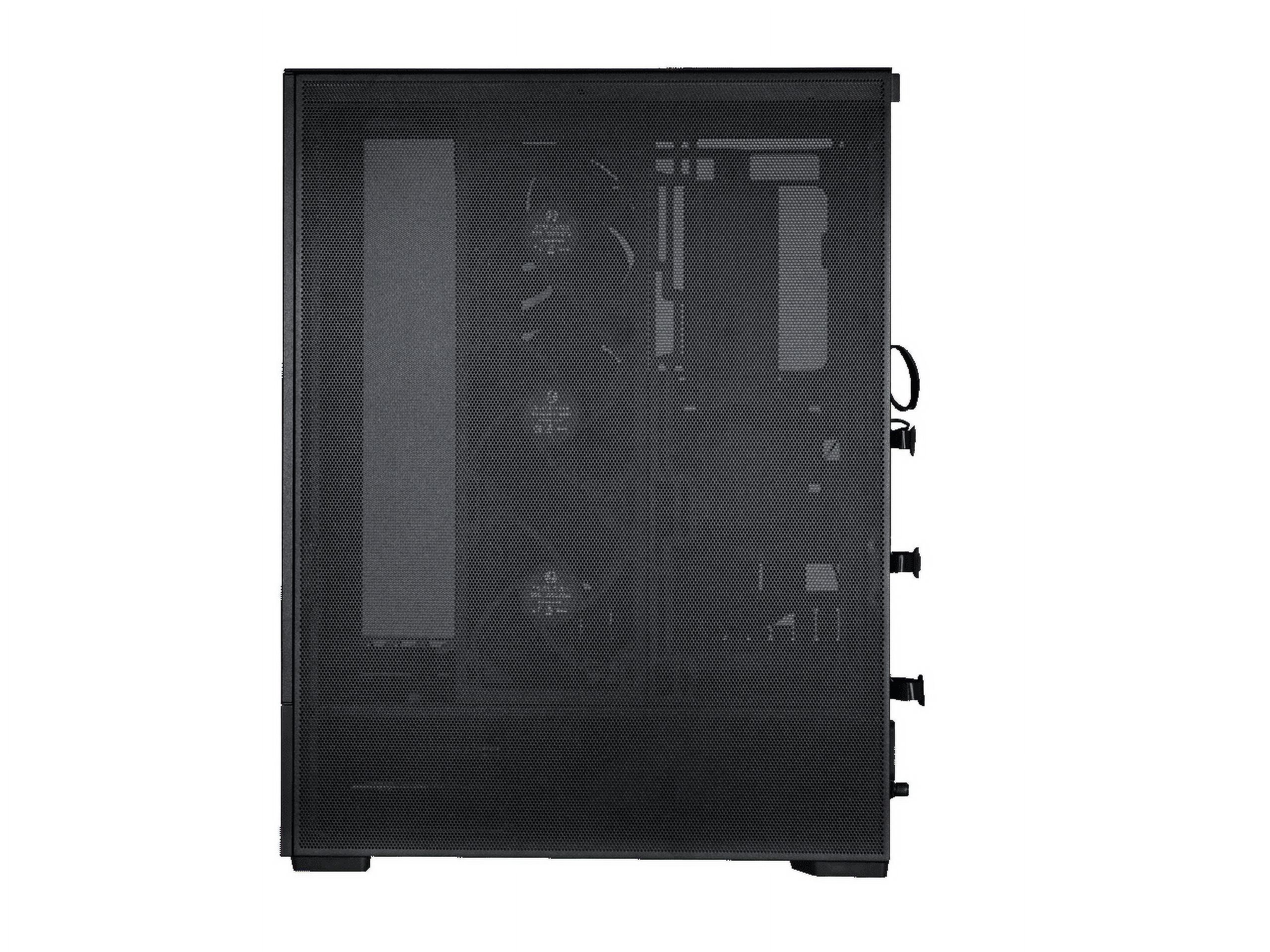 Lian-Li SUP01 RGB Tempered Glass ATX Small Tower Computer Case, Black