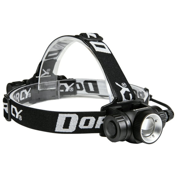 Dorcy 1000 Lumens Pro Water-Resistant Aluminum LED Rechargeable Headlamp, 41-2121