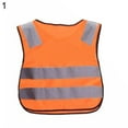 thumbnail image 2 of SPRING PARK High Visibility Kids Safety Vest, Children Waistcoat Vest Grey Reflective Strips Traffic Clothes, 2 of 7