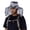 Grey, variant on GPOECD Solar Fan Bucket Hat with Wide Brim UPF50+ Sun Outdoor Summer Hiking Fishing Beach Travel Shield for Men and Women Beige,One Size