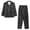 Black Leopard Print, variant on HUISEFOR Black Leopard Print Pajamas for Women, Button Down Sleepwear, Loungewear with Full-Length Bottom, Soft Comfy, Side Pockets, Fit XS-4XL, for Daily Wear,Wedding,Party