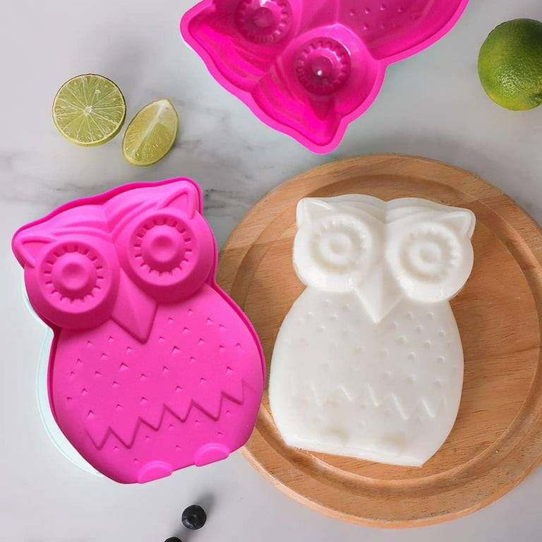 Owl Cake Pan, Silicone Owl Mold, Animal Molds, Molds Silicone, Happy  Birthday Gift Box Cake Pan Pizza Gelatinas Baking Silicone Mold 