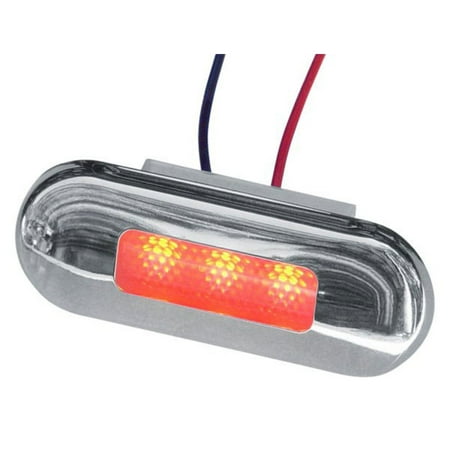 

Aqua Signal Santiago 12V 3-LED Accent Light for Indoor or Outdoor Use with Stainless Steel Cover