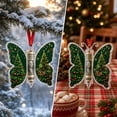 thumbnail image 3 of Christmas Money Gift Ornament, Plastic Butterfly Design a Cash Gift Holder, with Hanging Ribbon for Christmas Gift Exchange and Stocking Stuffer, 3 of 5