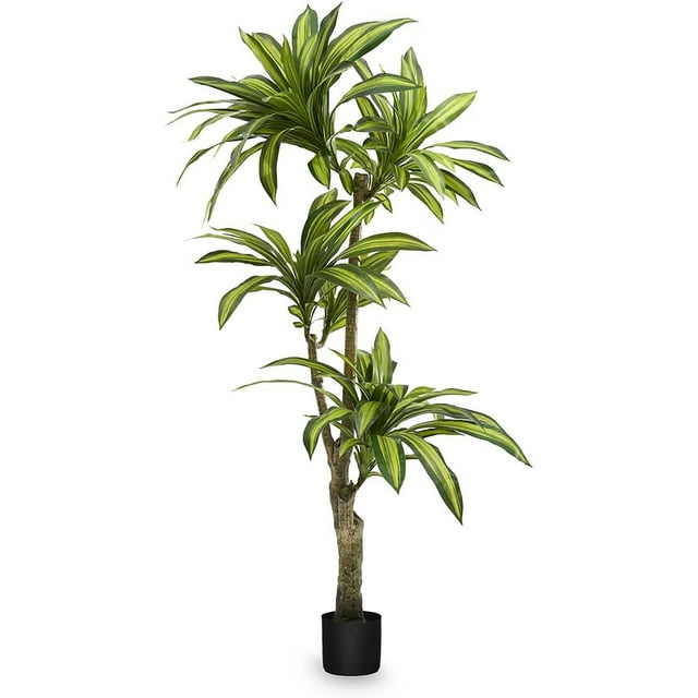 Maia Shop 5.5ft Dracaena Artificial Plant, Fake Plants for Home Decor
