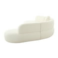 thumbnail image 4 of Broohah Cream Boucle Sectional, 4 of 4