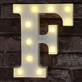 thumbnail image 1 of LED Marquee Letter Lights Sign, Light Up Alphabet Letter for Home Party Wedding Decoration F Letter F, 1 of 7