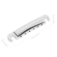 thumbnail image 2 of Guitar Bridge Part Replacement Saddle Tailpiece Acoustic Tuner Clip Pins Silver, 2 of 8