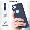 thumbnail image 3 of Asuwish Compatible with iPhone 16e/SE 2025/SE 4 Phone Case Hybrid Rugged Shockproof Hard Protective Drop Proof Full Body Heavy Duty Mobile Cell Cover for i16e SE4 Generation 16eCase Women Men Blue, 3 of 8