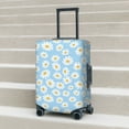thumbnail image 5 of Travel Luggage Cover Protector - Floral daisy Anti-Scratch Suitcase Covers Fits 18-32 Inch Luggage, 5 of 5