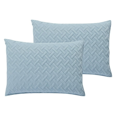 Suzani Quilt Mainstays Emma Solid Basket-Weave Quilt, Shams Sold Separately, Multiple Colors and Sizes Available ()