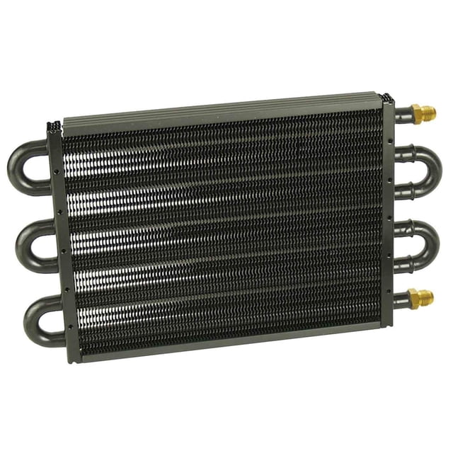Enfriador de fluido Derale 34 x 19 x 2 cm tipo tubo con entrada 6 AN