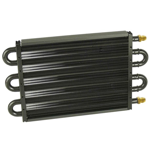 Enfriador de fluido Derale 34 x 19 x 2 cm tipo tubo con entrada 6 AN