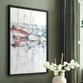 thumbnail image 5 of Watercolor Harbor Study II Framed Print in Black Solid Wood 8 x 10 Framed Print, 5 of 6