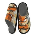 thumbnail image 2 of Plush rubber slippers soft gauze slippers with waterproof and wear -resistant shoes Angry Orange Squirrel, 2 of 8