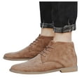 thumbnail image 3 of Herrnalise Men's Boots British Boots Korean Leisure Boots High Suede Pointed Shoes,clearance under $10, 3 of 8