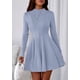 thumbnail image 2 of Vestido PRETTYGARDEN 2025 Azul Claro Manga Larga Línea A XXL, 2 of 8