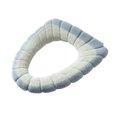 thumbnail image 2 of Thicker Bathroom Toilet Seat Cover Pads Soft Comfortable Toilet Seat Cushion Cover Stretchable Toilet Seat Warmer Easy Installation Cushioned Lid Covers, 2 of 9