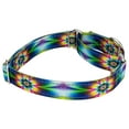 thumbnail image 4 of Country Brook Petz® Tie Dye Flowers Reflective Martingale Dog Collar, Medium, 4 of 6
