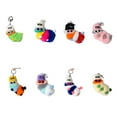 thumbnail image 4 of ZLight Key Chain Caterpillar Pendant Cartoon Ornament Gift Women Green Green, 4 of 6