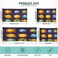 thumbnail image 5 of Cartoon Planets Pattern 20x30" Queen Plush Pillow Case, Soft Zippered Bed Pillowcase for Bedroom, 5 of 9