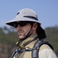 thumbnail image 1 of Sun Hat Sun Wide Brim Bucket Hat Foldable Outdoor Baseball Cap with Shawl, 1 of 4