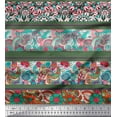 thumbnail image 1 of Soimoi Cotton Duck Fabric Stripe,Floral & Paisley Print Fabric by Yard 56 Inch Wide, 1 of 1