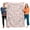 Blush Pink, Rose, variant on Flannel Throw Blanket for Couch Sofa Bed, Seamless Pink Yellow Flower Soft Cozy Warm Fuzzy Blanket 40x50in