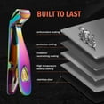 thumbnail image 6 of BEZOX Angled Head Nail Clippers for Seniors - Ergonomic Toenail Clipper for Thick Nails, Nail Cutters with Catcher - Rainbow, 6 of 9