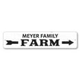 thumbnail image 2 of Family Name Farm Arrow Novelty Decor, Metal Wall Sign - 4x18 Inches, 2 of 4