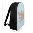 thumbnail image 2 of My Melody Flat Backpacks Basic Shoulder Daypack Bookbag Satchel Knapsack Rucksack-XTYD1927, 2 of 2