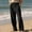 Black, variant on Mens Athletic Pants Baggy Casual Workout Pants Wide Leg Running Joggers with Pockets