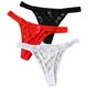 thumbnail image 2 of 3x calzoncillos de mujer, tangas, ropa interior de cinturo baja, conjunto de tangas , transpirable, malla de Salvador Mujeres tangas, 2 of 9