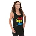 thumbnail image 5 of Faith Hope Love Happy Christian Tank Top Tee Shirt Women Brisco Brands S, 5 of 6