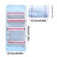 thumbnail image 3 of Roll Up Makeup Bag Detachable Cosmetic Bag Makeup Brush Holder Wash Bag Large Capacity Toiletry Organisers Bag off white, 3 of 4