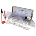 thumbnail image 3 of Set d’instruments mathématiques Helix Oxford – coffret de géométrie de 10 pièces dans une boîte métallique, 3 of 4