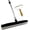 PET + Lint Tool, variant on Telescoping Carpet Rake Groomer with Adjustable 54" Handle, Includes Lint Remover Brush for Pet Hair and Carpet Refresh, Black and Purple