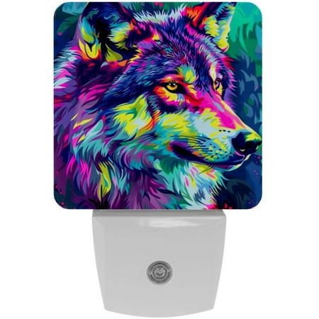 

Wolf LED Square Night Lights - Stylish and Energy-Efficient Room Lighting!