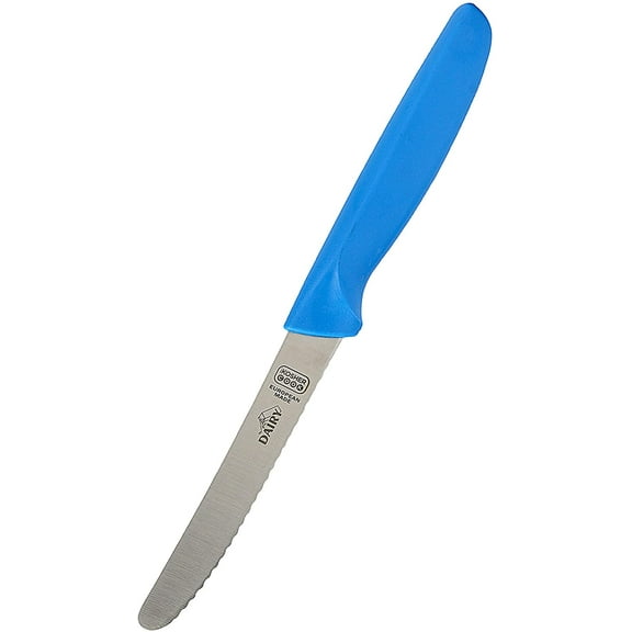 The Kosher Cook, 4.5 Inch German Steel Steak Knives - Blue