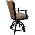 thumbnail image 2 of Montana Swivel Counter 26" Metal Bar Stool - Watusi Madder Fabric - Brown Frame, 2 of 2