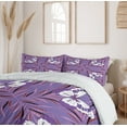 thumbnail image 6 of Ambesonne Mauve Duvet Cover Set, Animal with Wings, 2-Calking, Lavender and White, 6 of 7