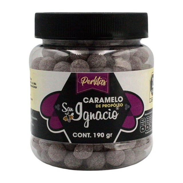 Perlitas de Caramelo San Ignacio con Propoleo y Eucalipto 190 g 5 pack